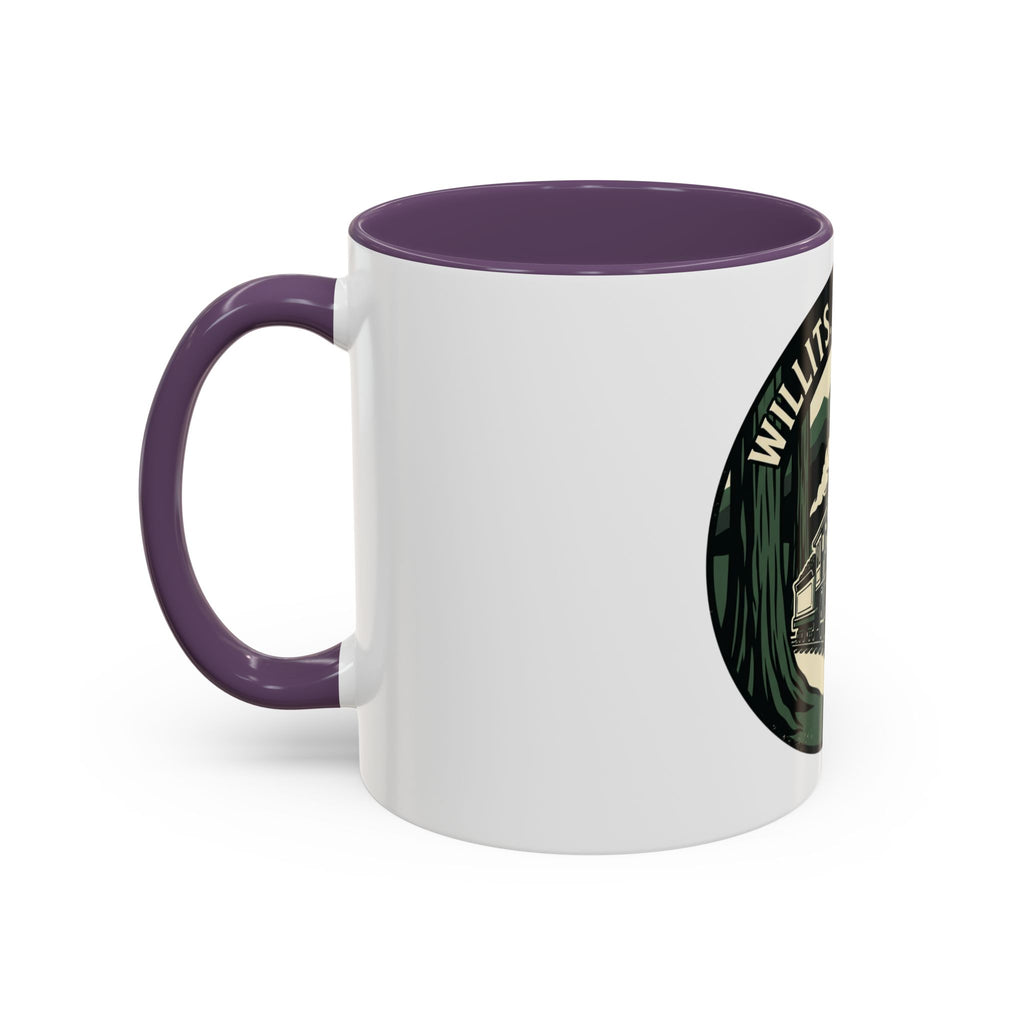 Willits, California Train Retro Accent Coffee Mug (11oz, 15oz)