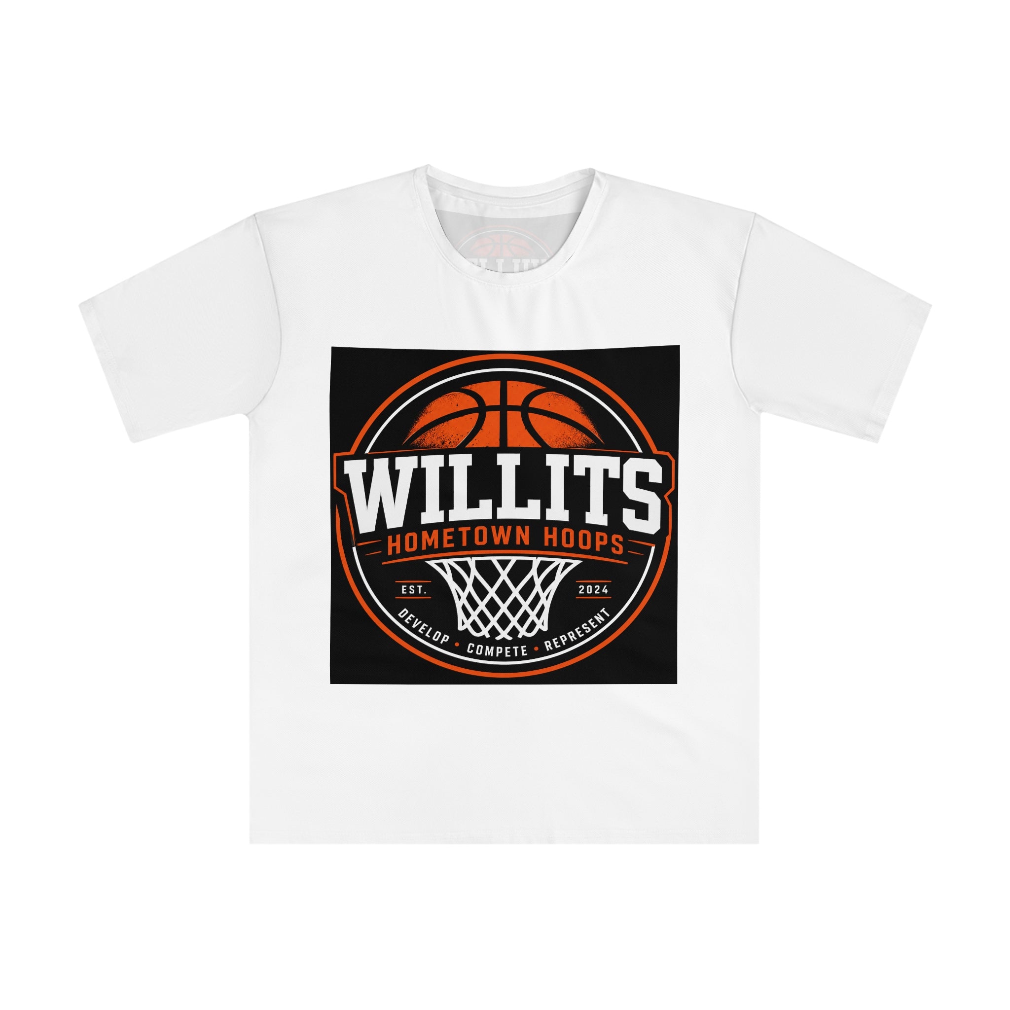 Willits Hometown Hoops Basketball T-Shirt