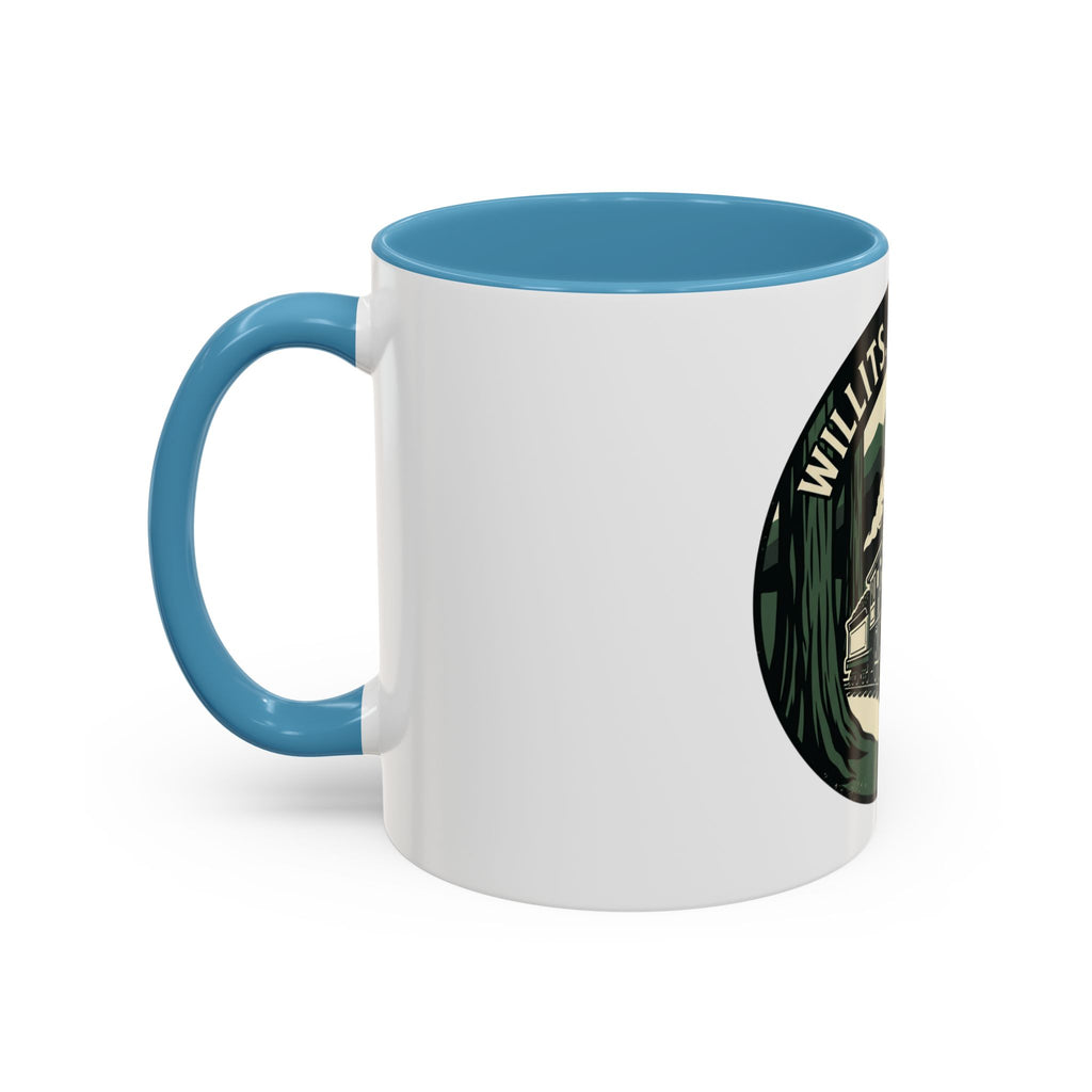 Willits, California Train Retro Accent Coffee Mug (11oz, 15oz)