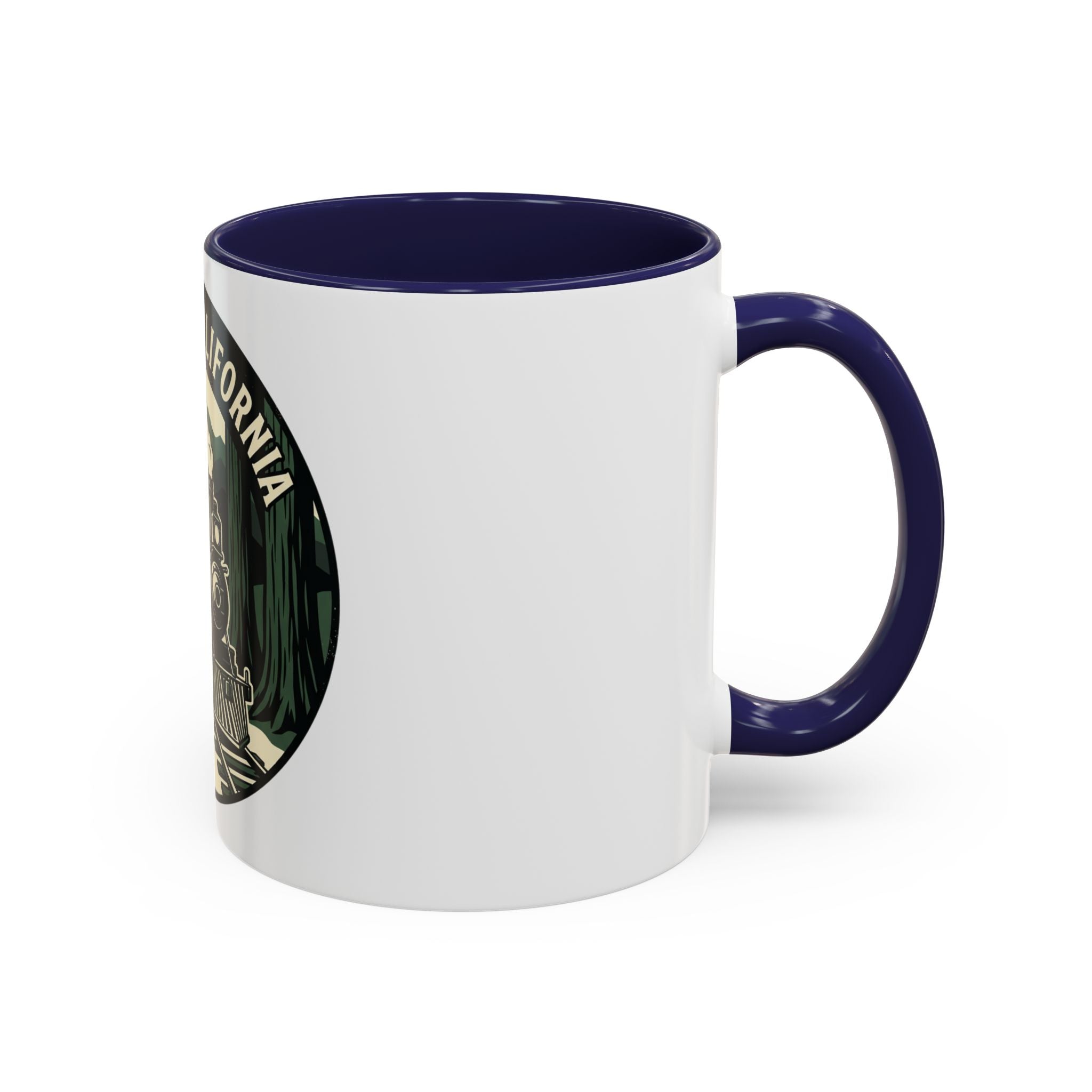 Willits, California Train Retro Accent Coffee Mug (11oz, 15oz)