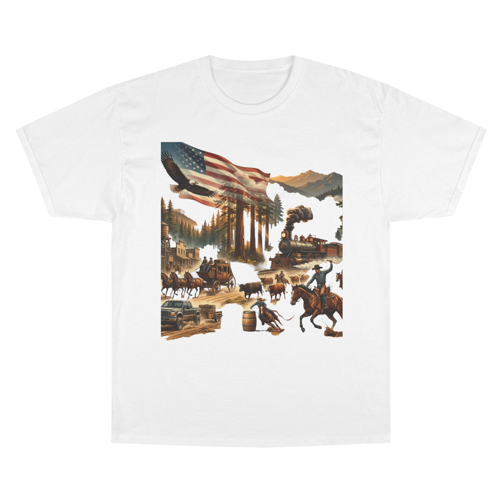 Champion T-Shirt — Vintage Willits Americana Graphic Tee