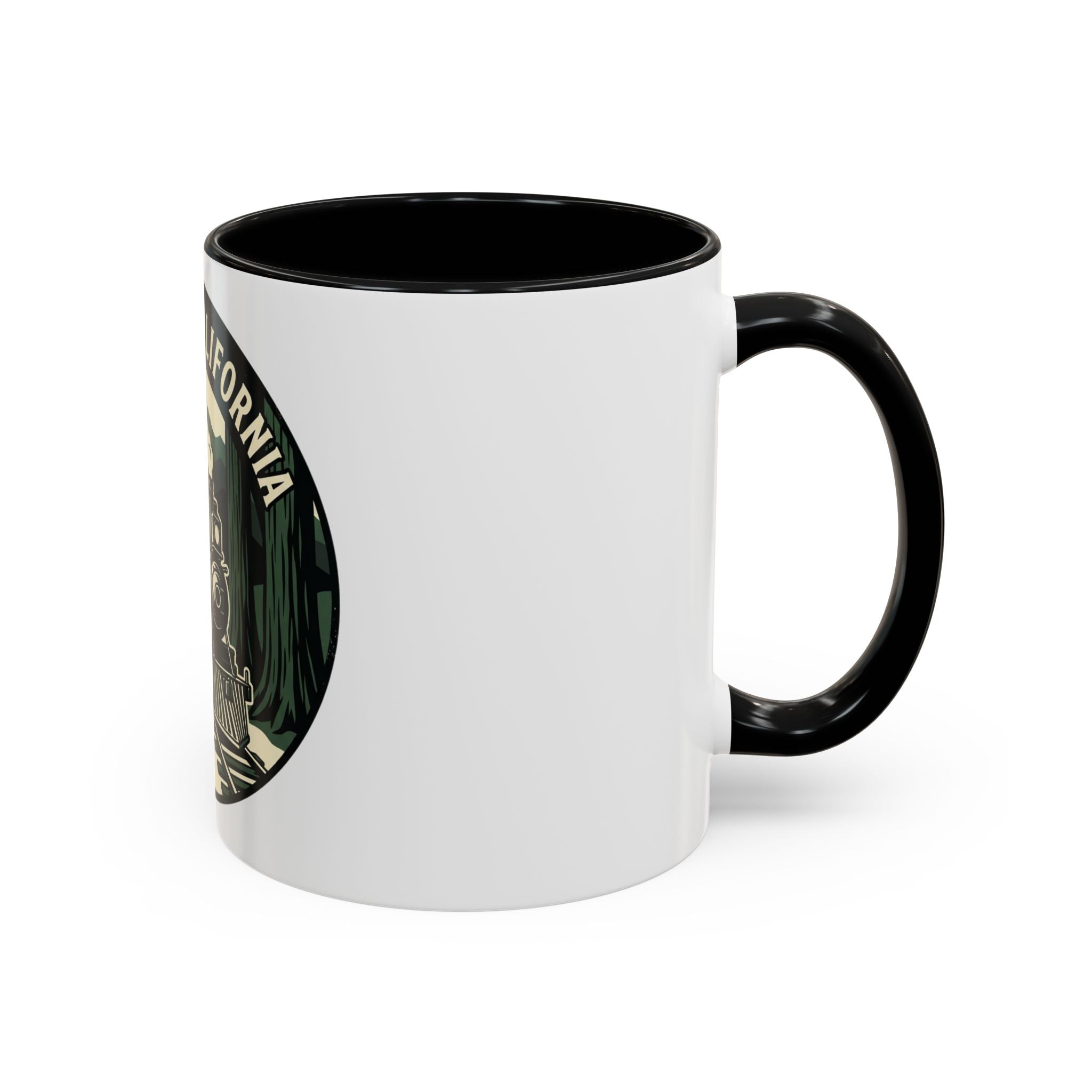 Willits, California Train Retro Accent Coffee Mug (11oz, 15oz)