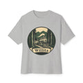 Willits, California Train Tee — Vintage Locomotive Forest Graphic Shirt