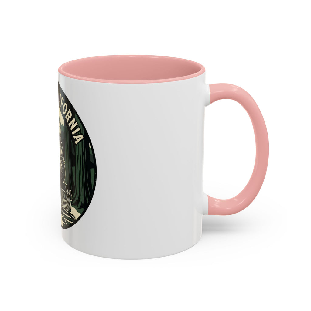 Willits, California Train Retro Accent Coffee Mug (11oz, 15oz)