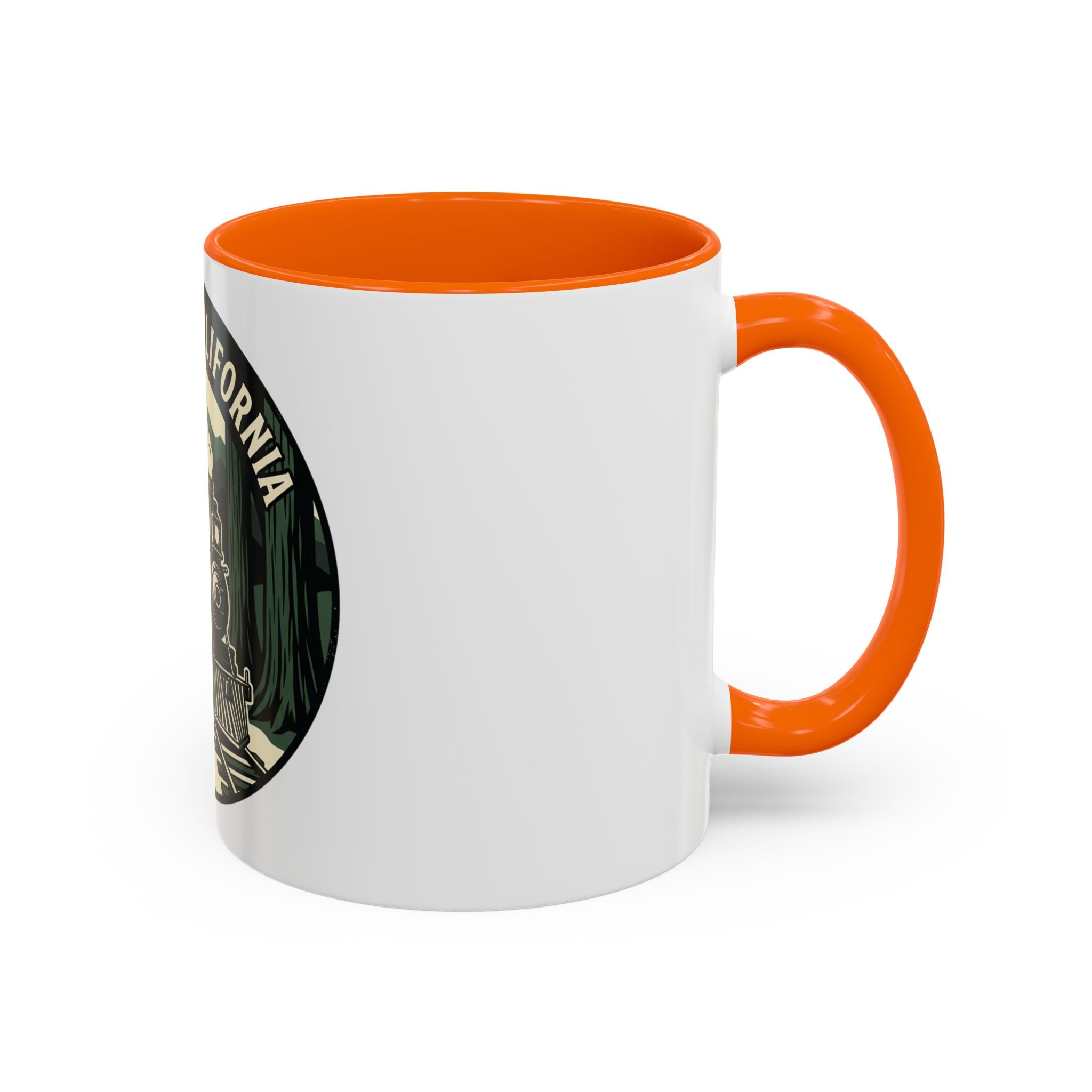 Willits, California Train Retro Accent Coffee Mug (11oz, 15oz)