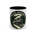 Willits, California Train Retro Accent Coffee Mug (11oz, 15oz)