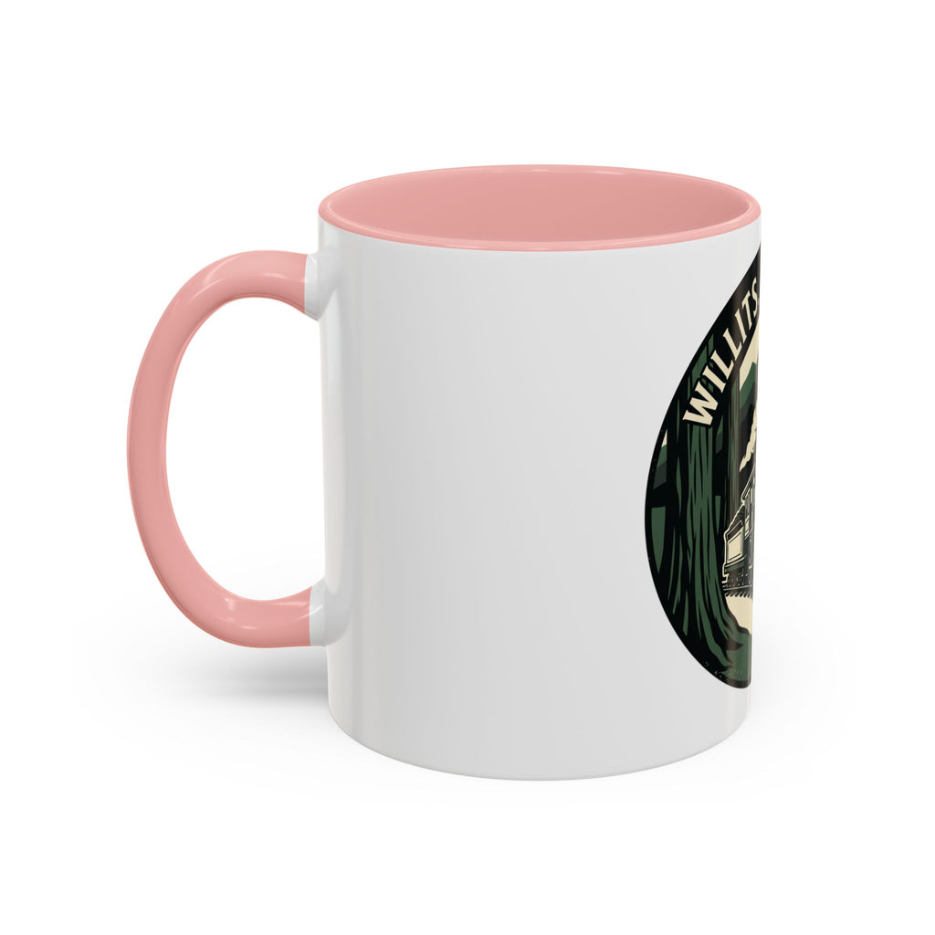 Willits, California Train Retro Accent Coffee Mug (11oz, 15oz)