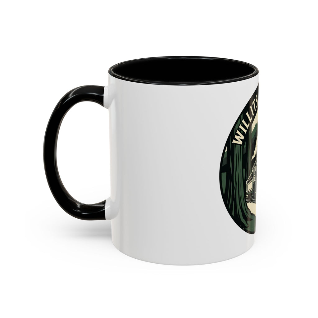 Willits, California Train Retro Accent Coffee Mug (11oz, 15oz)