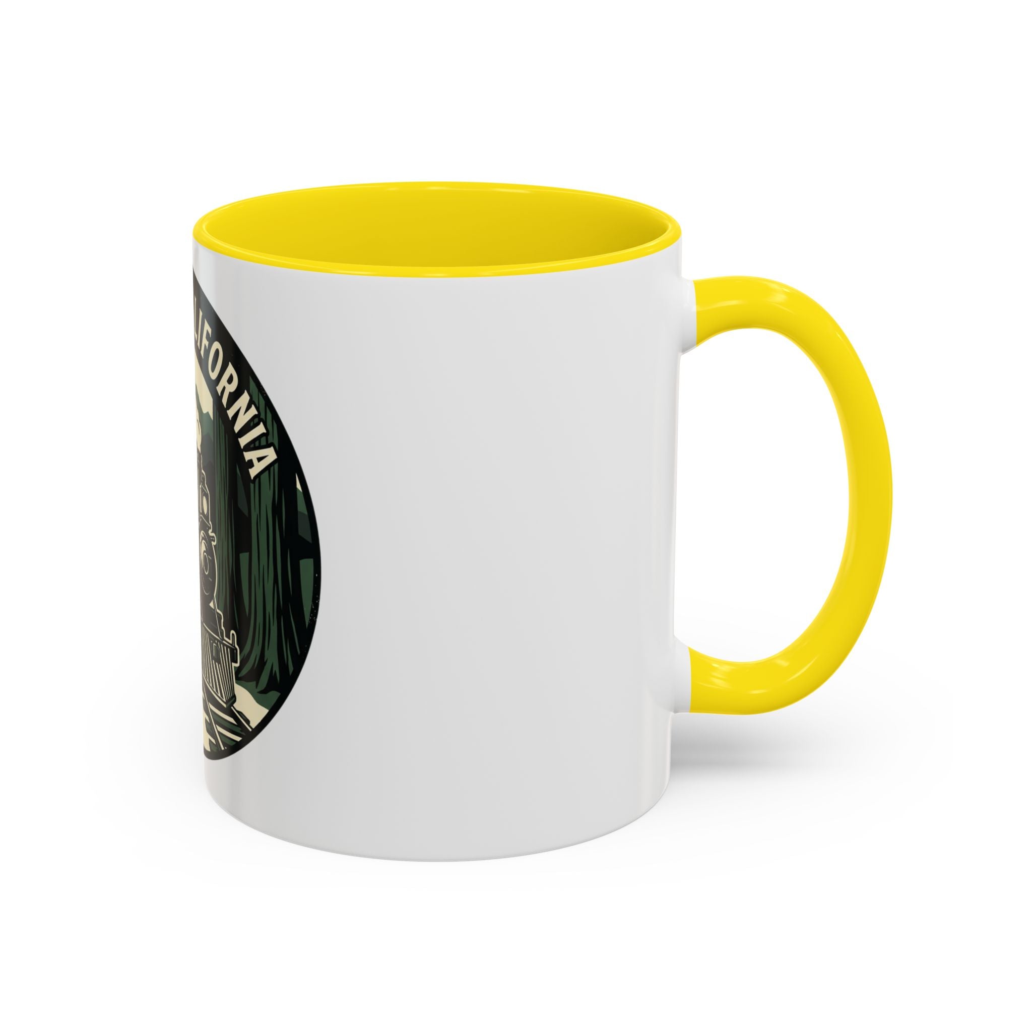 Willits, California Train Retro Accent Coffee Mug (11oz, 15oz)