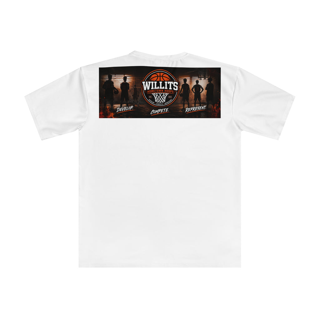 Willits Hometown Hoops Basketball T-Shirt