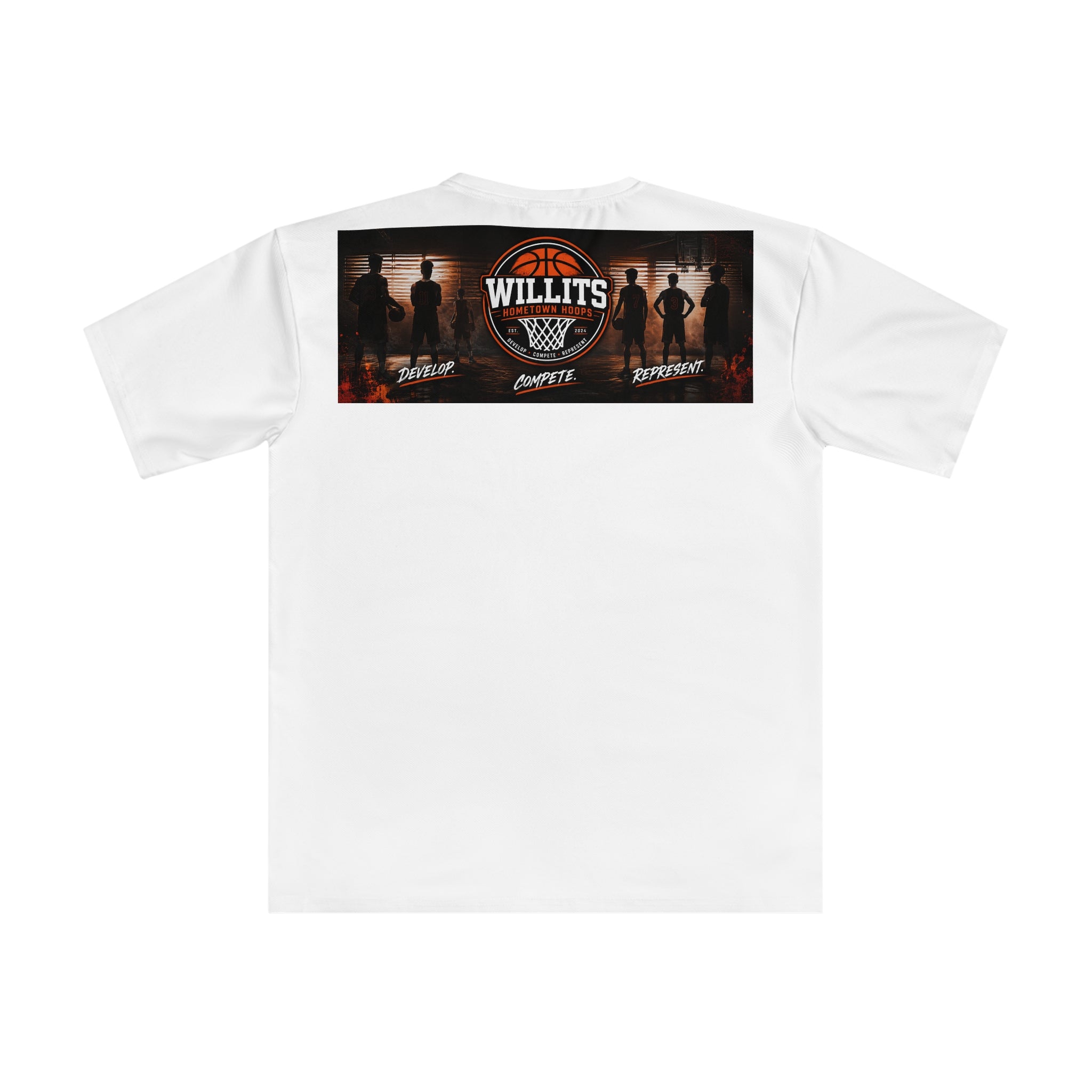 Willits Hometown Hoops Basketball T-Shirt