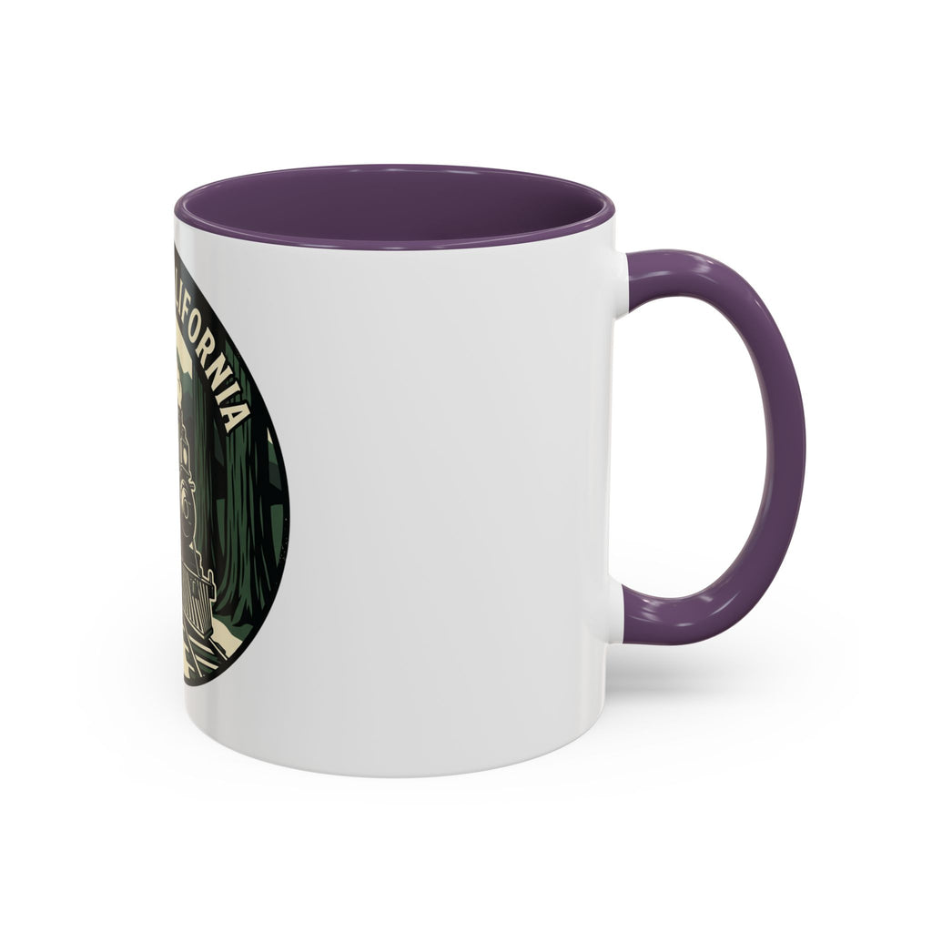 Willits, California Train Retro Accent Coffee Mug (11oz, 15oz)