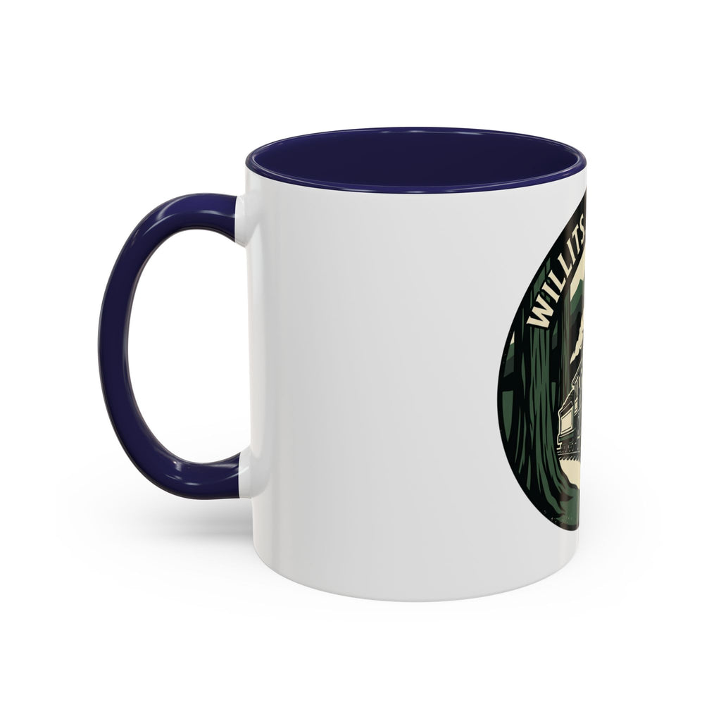 Willits, California Train Retro Accent Coffee Mug (11oz, 15oz)