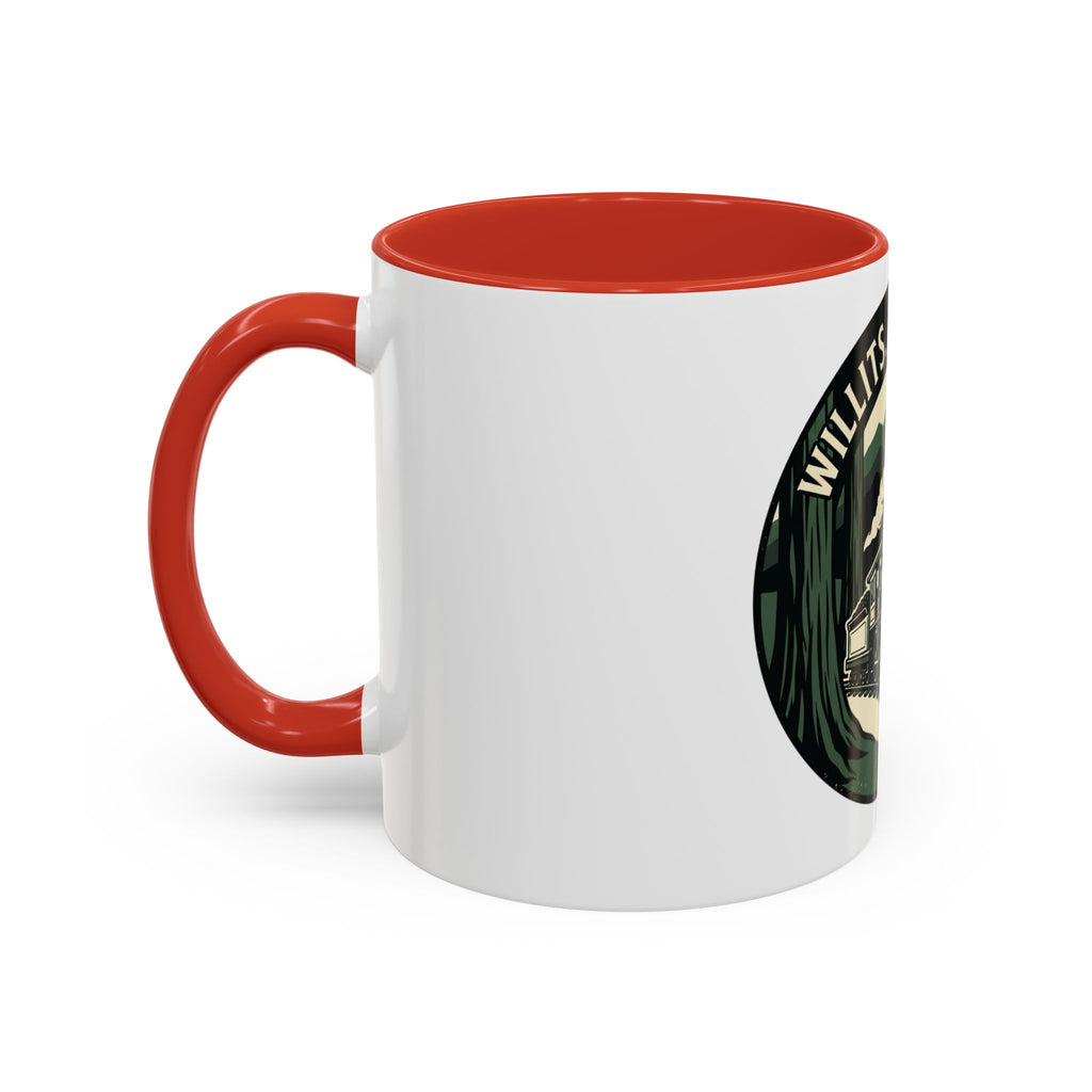 Willits, California Train Retro Accent Coffee Mug (11oz, 15oz)