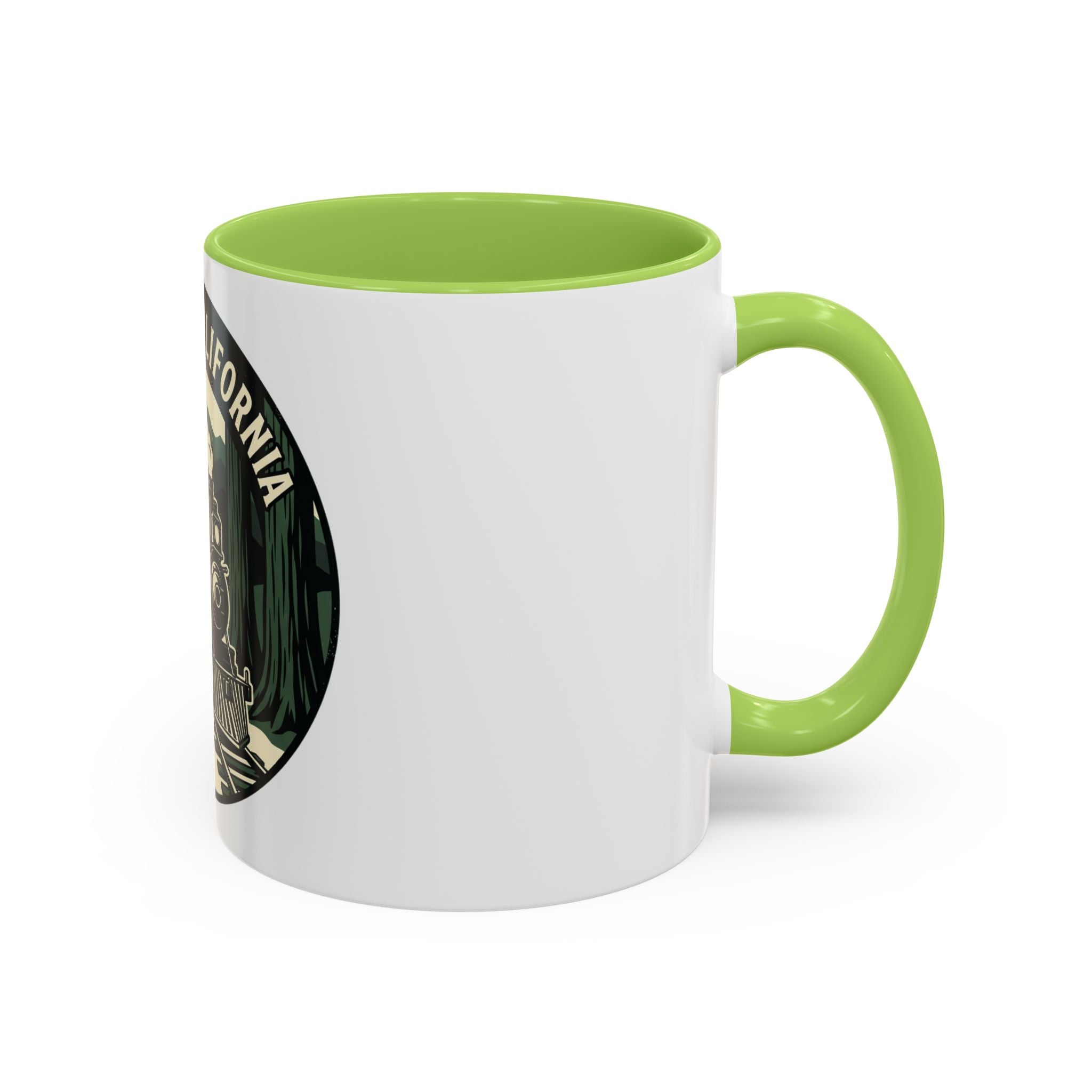Willits, California Train Retro Accent Coffee Mug (11oz, 15oz)